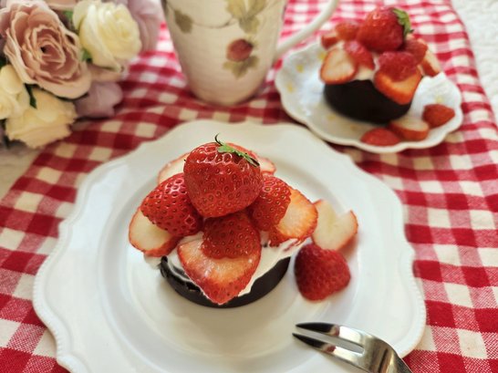 いちごがいっぱいケーキ