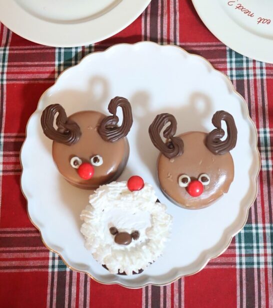 サンタさん&トナカイケーキ