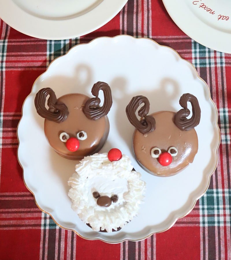 サンタさん&トナカイケーキ