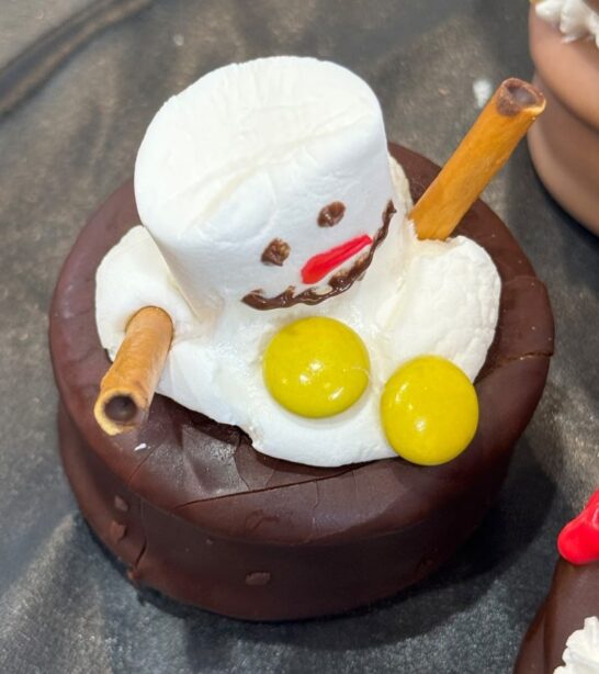にこにこ雪だるまケーキ