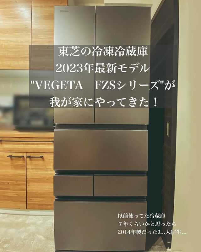 東芝冷凍冷蔵庫「VEGETA(ベジータ） FZSシリーズ」モニターママの